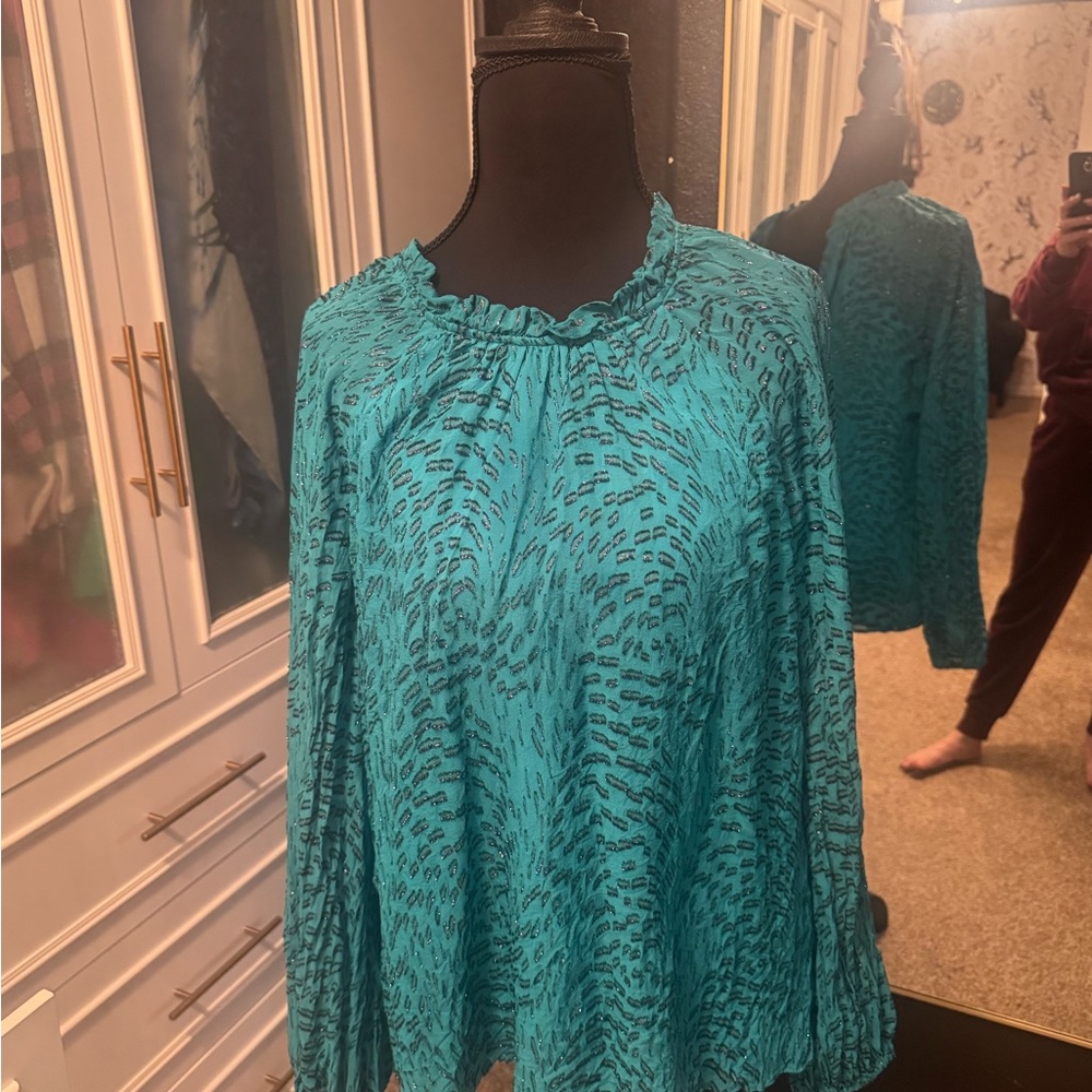 Elegant Teal Women's Top